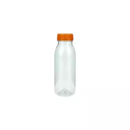 Bouteilles PET Servipack , bouchon orange 25cl